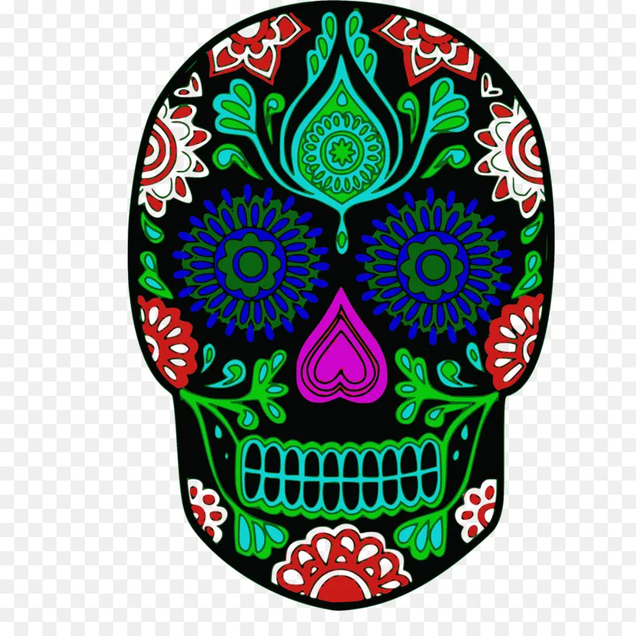 Calavera De Azúcar，Vistoso PNG