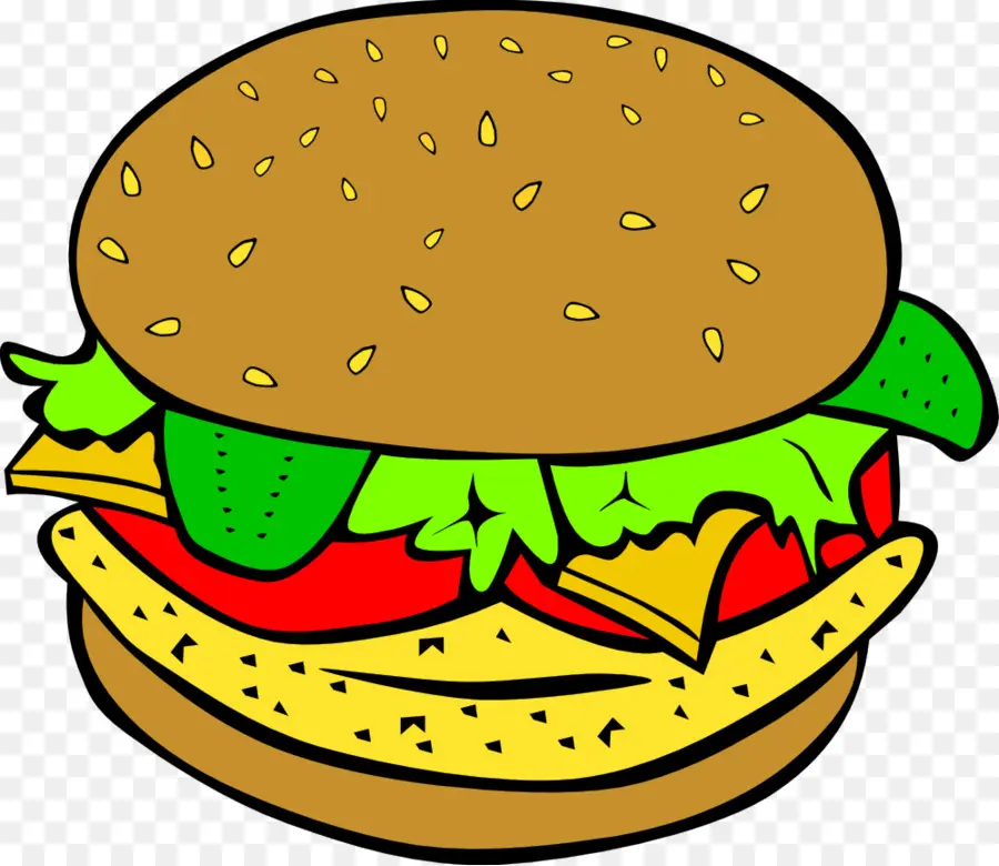 Hamburguesa，Hamburguesa Con Queso PNG