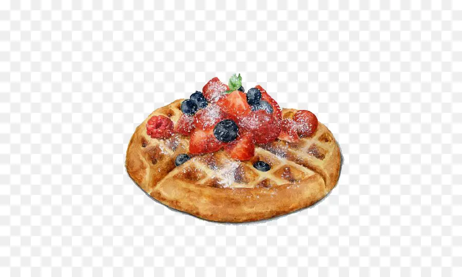 Waffle Belga，Pizza PNG