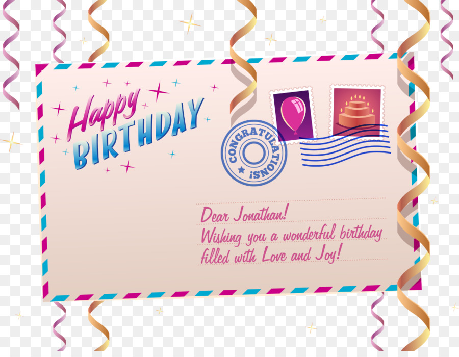 Tarjeta De Cumpleaños，Saludo PNG