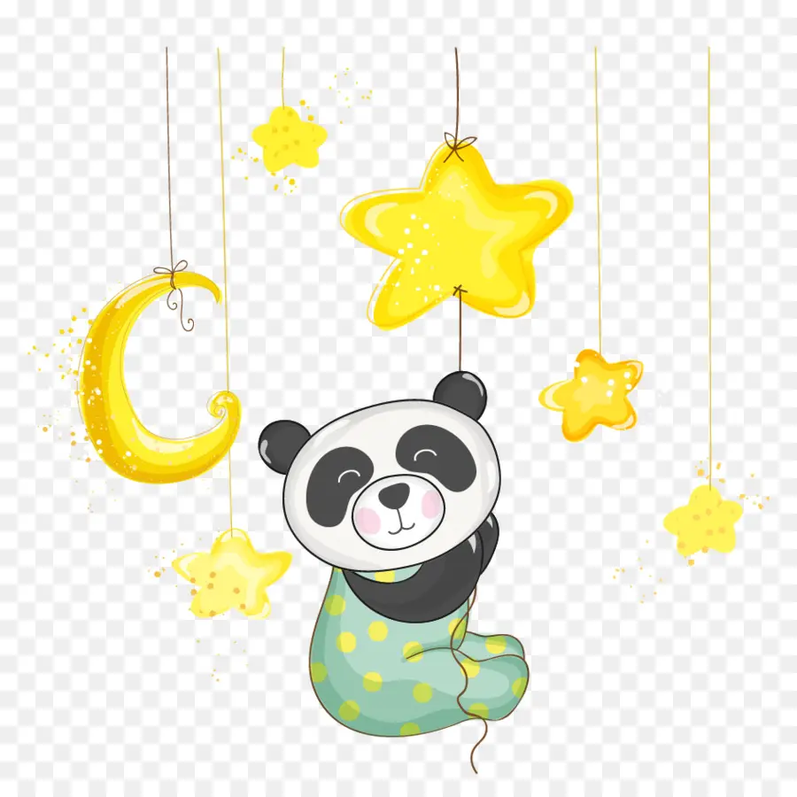 Panda，Estrellas PNG