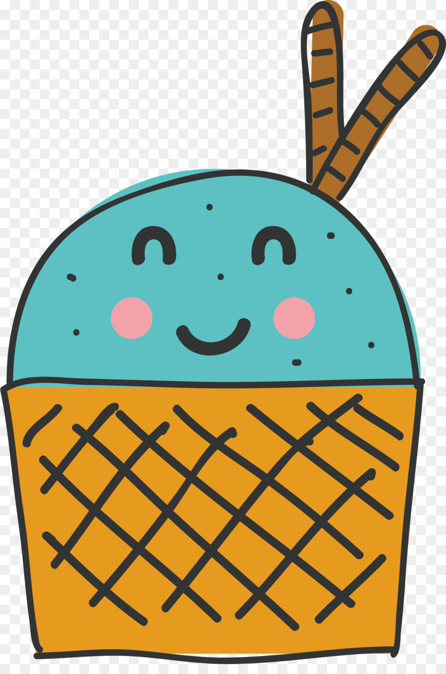 Helado，Sundae PNG