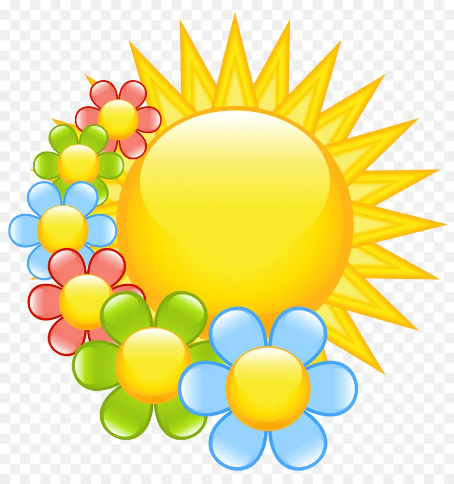 Sol Y Flores，Flores PNG