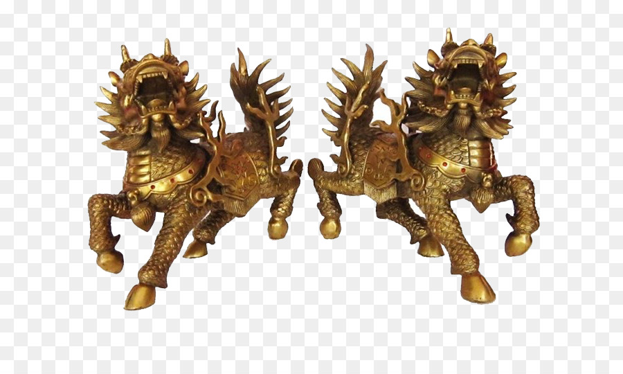 Qilin，De Cobre PNG