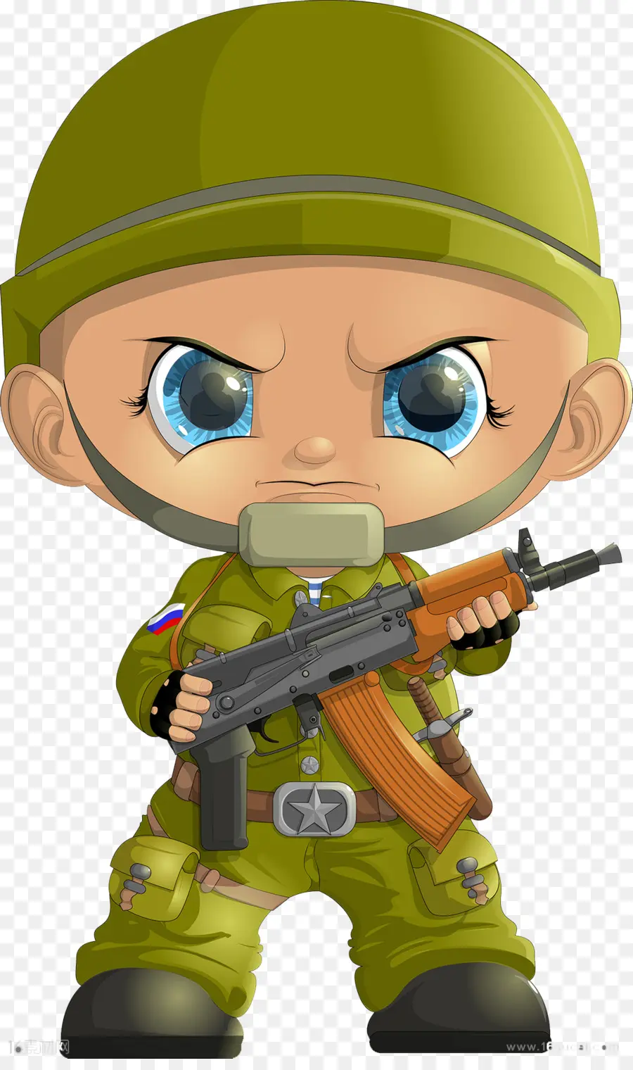 Soldado，De Dibujos Animados PNG