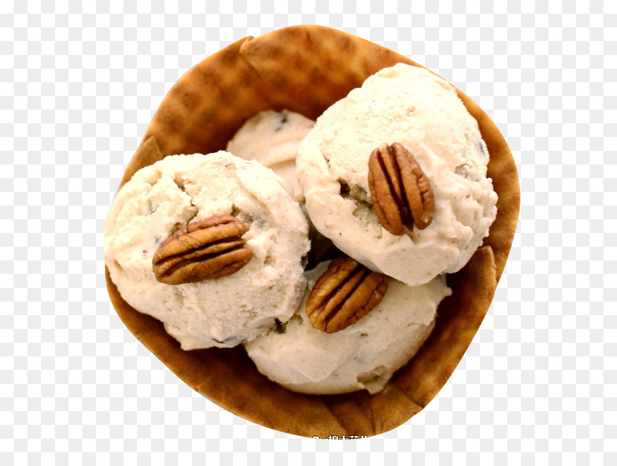 Helado De Nueces Pecanas，Dulce PNG