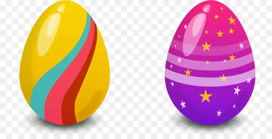 Huevos Decorados，Pascua De Resurrección PNG