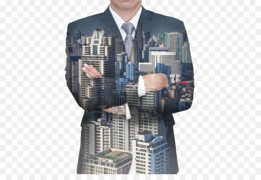 Hombre De Negocios，Paisaje Urbano PNG