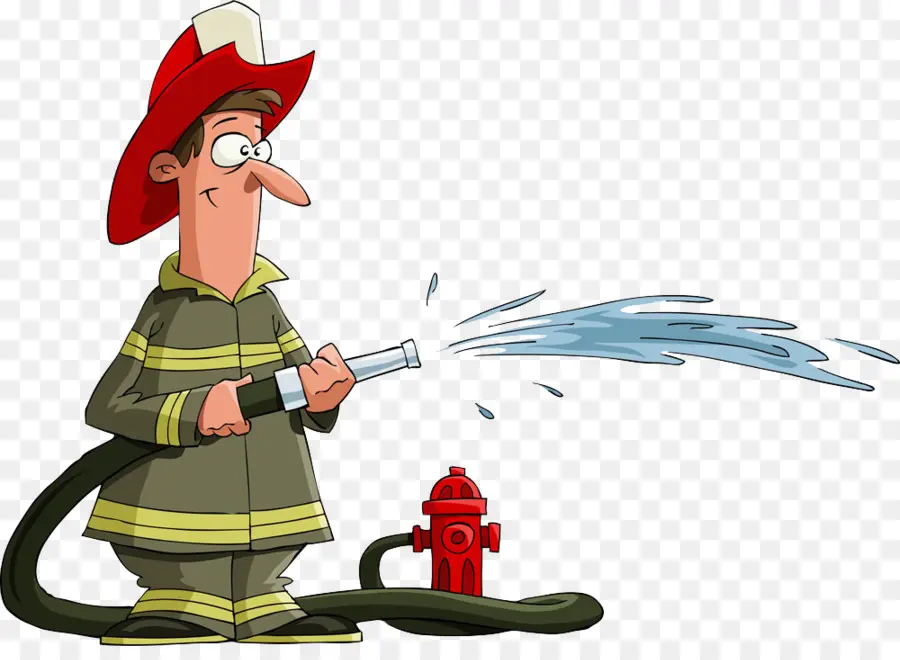 Bombero，Manguera De Bomberos PNG