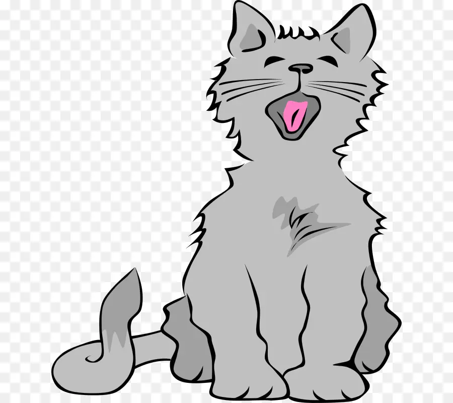 Gato De Dibujos Animados，Animal PNG