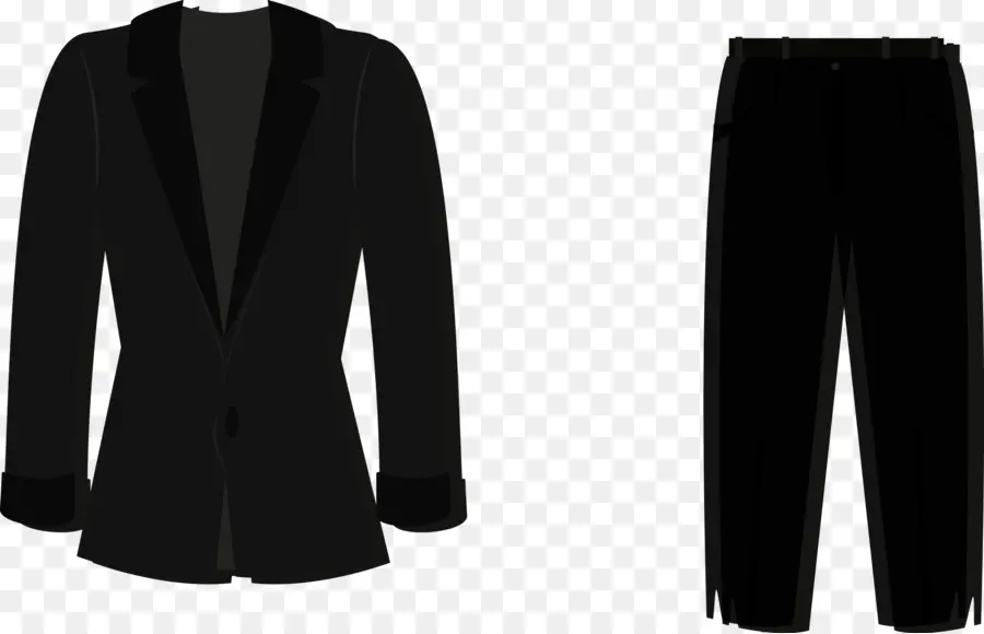 Traje Negro，Formal PNG