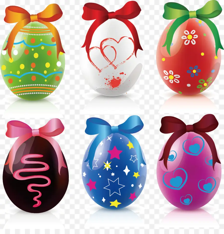 Huevos Decorados，Vistoso PNG