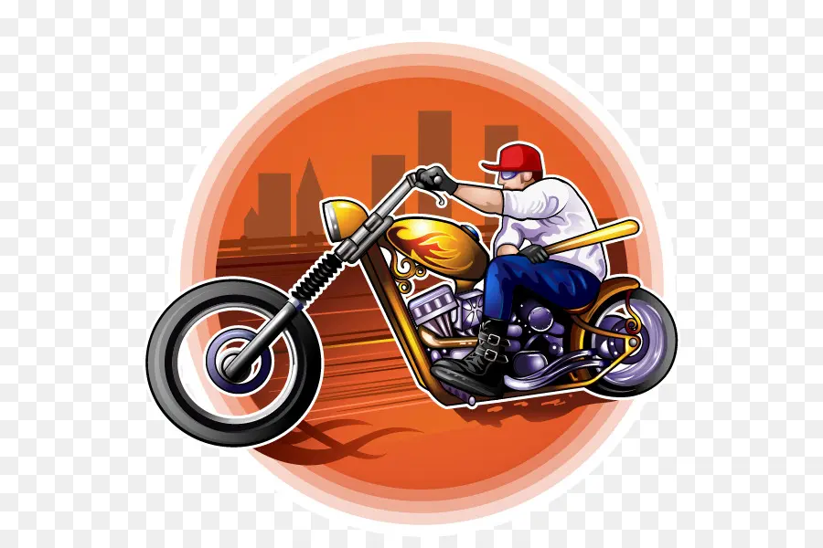 Motociclista，Bicicleta PNG