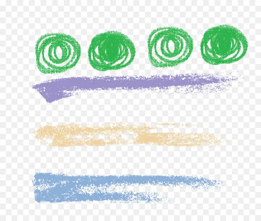 Marcas De Crayones De Colores，Dibujo PNG