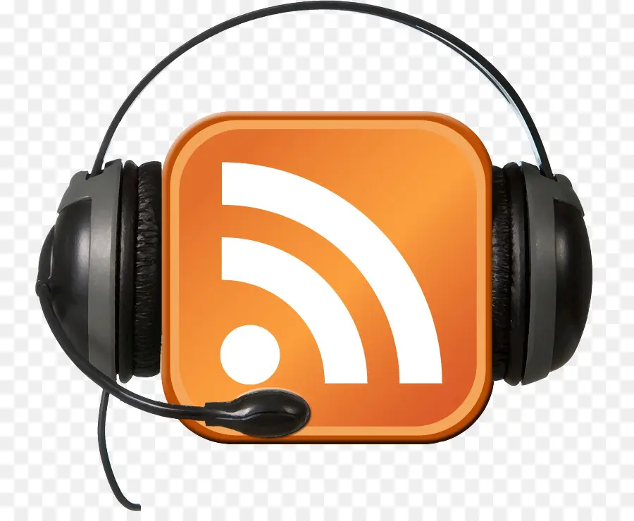 Icono De Podcast，Auriculares PNG