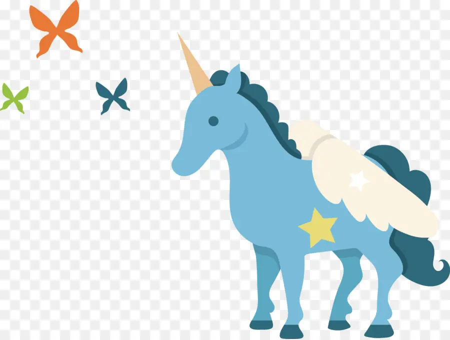 Unicornio，Caballo PNG