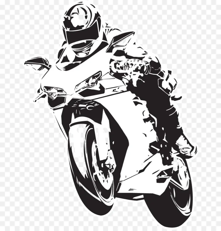 Motocicleta，Negro PNG