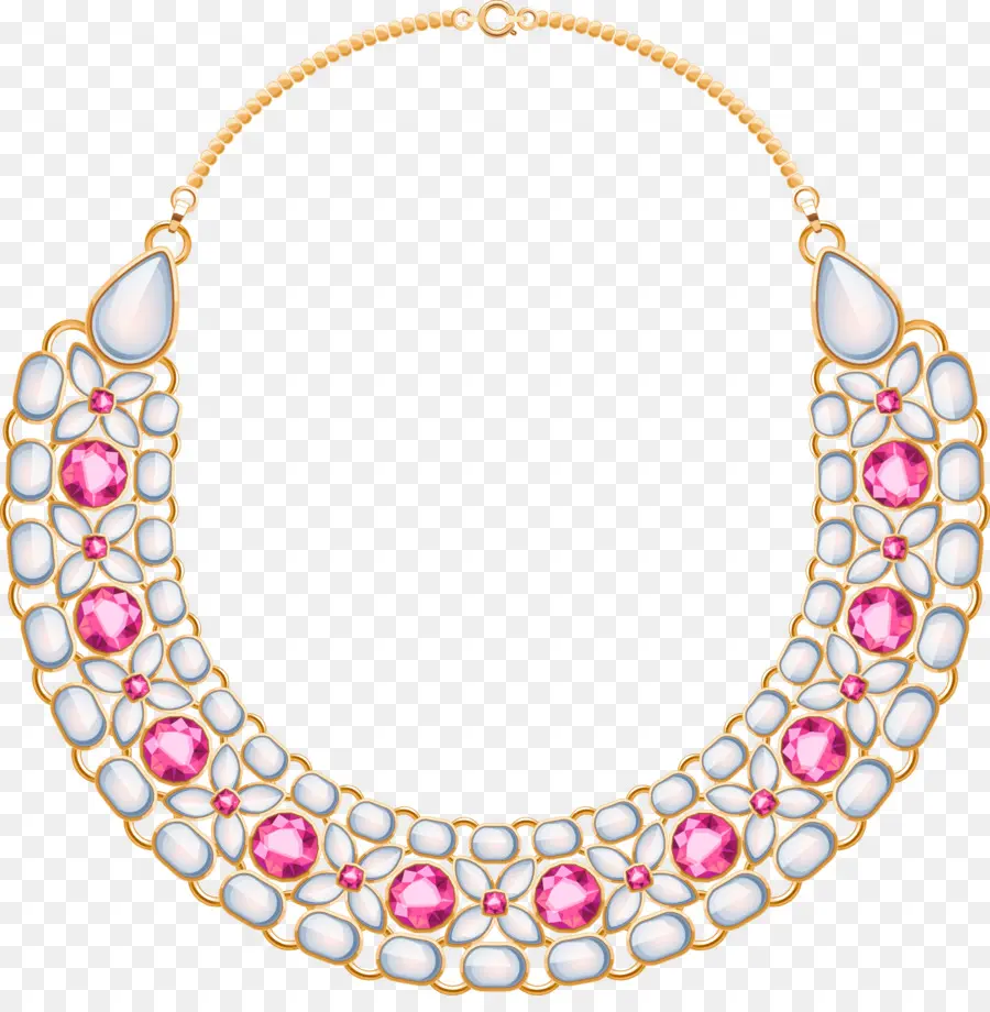 Collar De Joyería，Gemas PNG