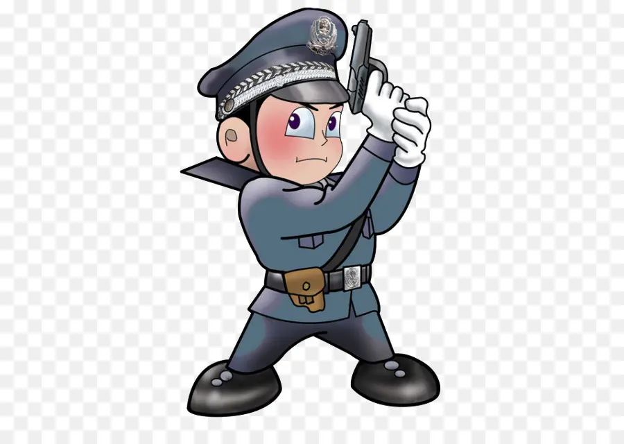 Police Officer，Cartoon PNG