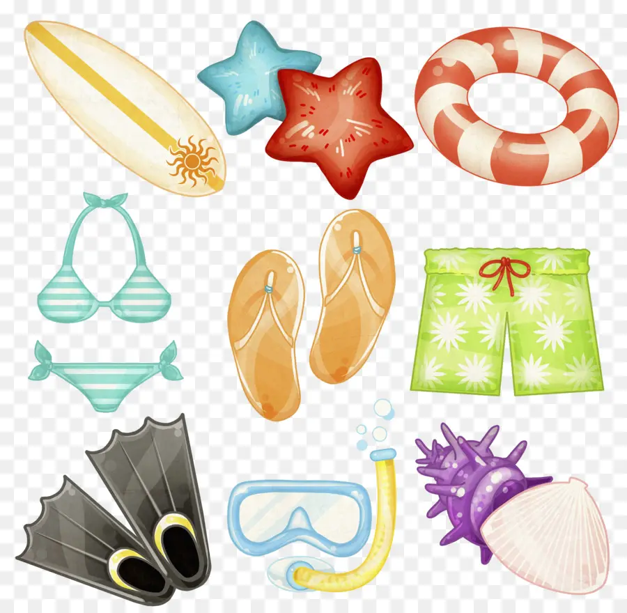 Artículos De Playa，Trajes De Baño PNG