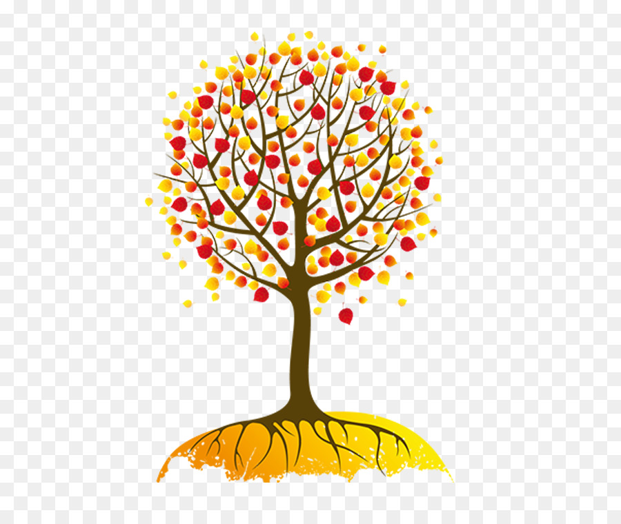 Otoño，árbol PNG