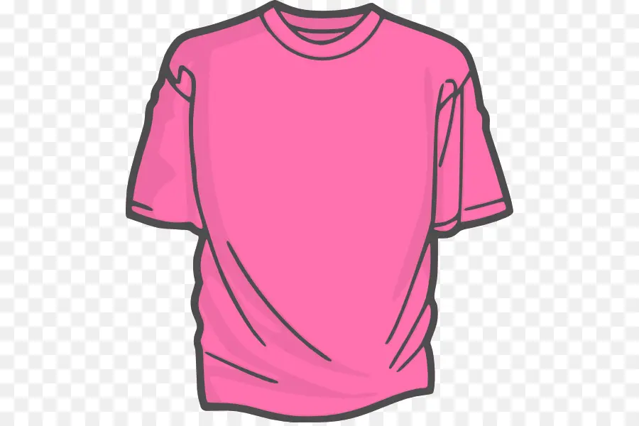 Camiseta Rosa，Vestir PNG