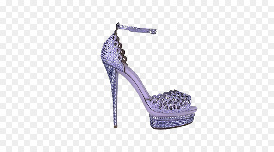 Highheeled Calzado，Violeta PNG