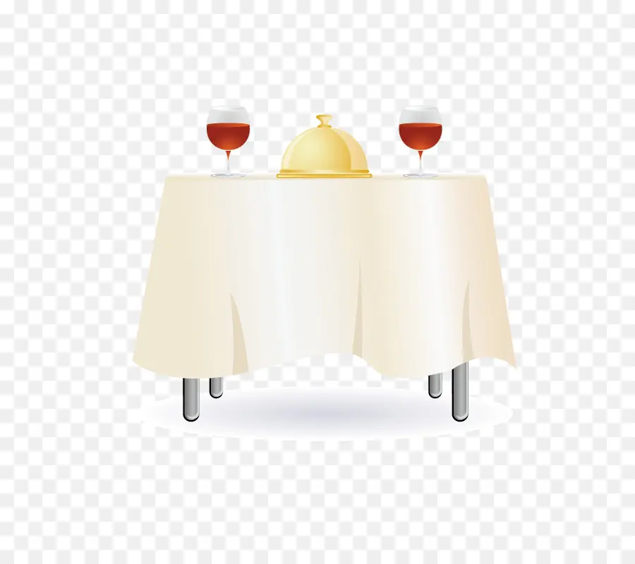 Mesa De Cena，Copas De Vino PNG