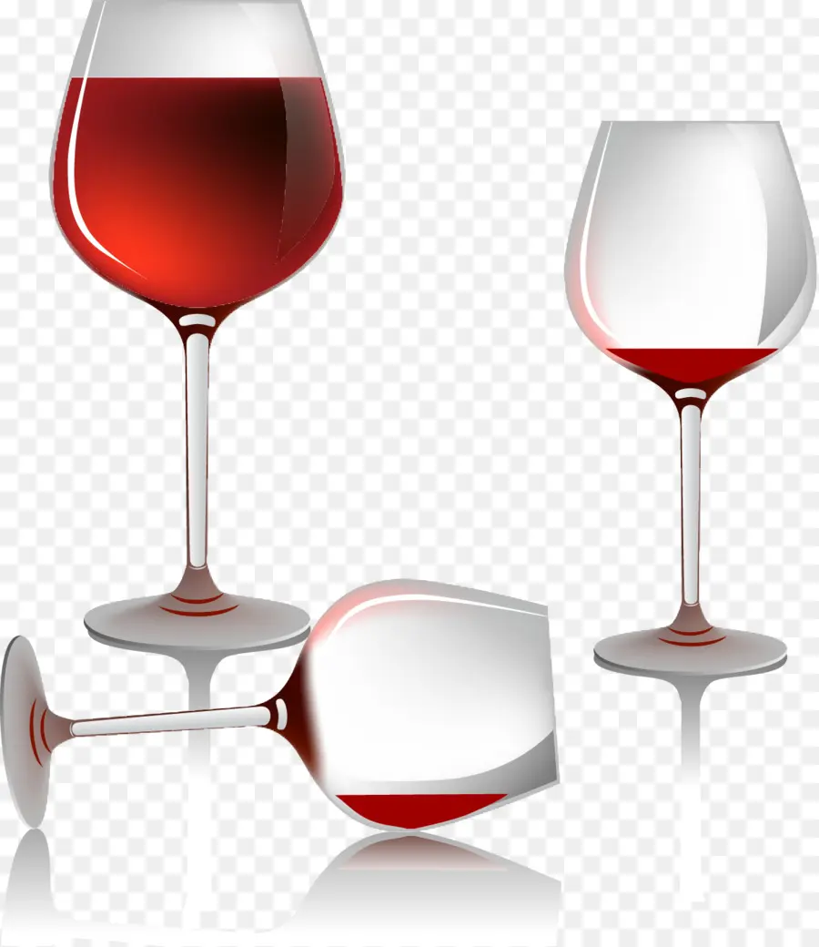 Copas De Vino，Vino Tinto PNG