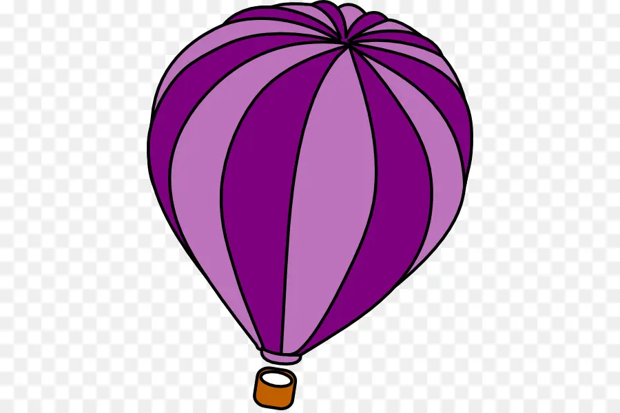 Globo Aerostático Morado，Cielo PNG