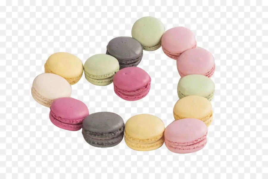 Macarrones Coloridos，Postre PNG