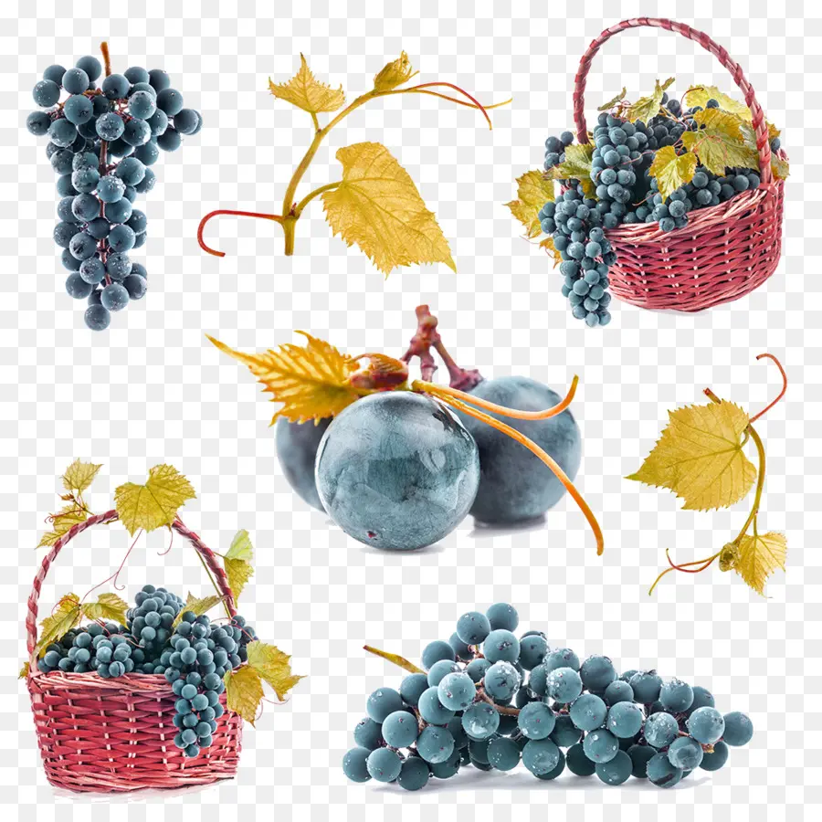 Uvas，Cesta PNG