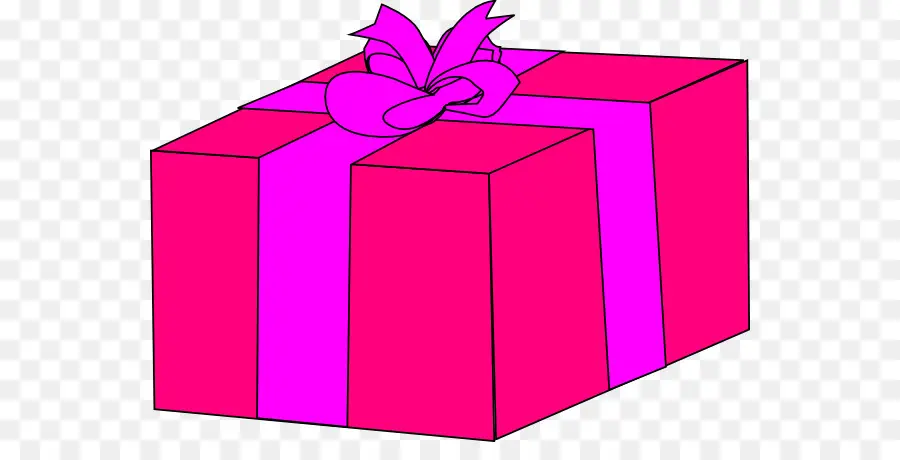 Caja De Regalo Rosa，Presente PNG