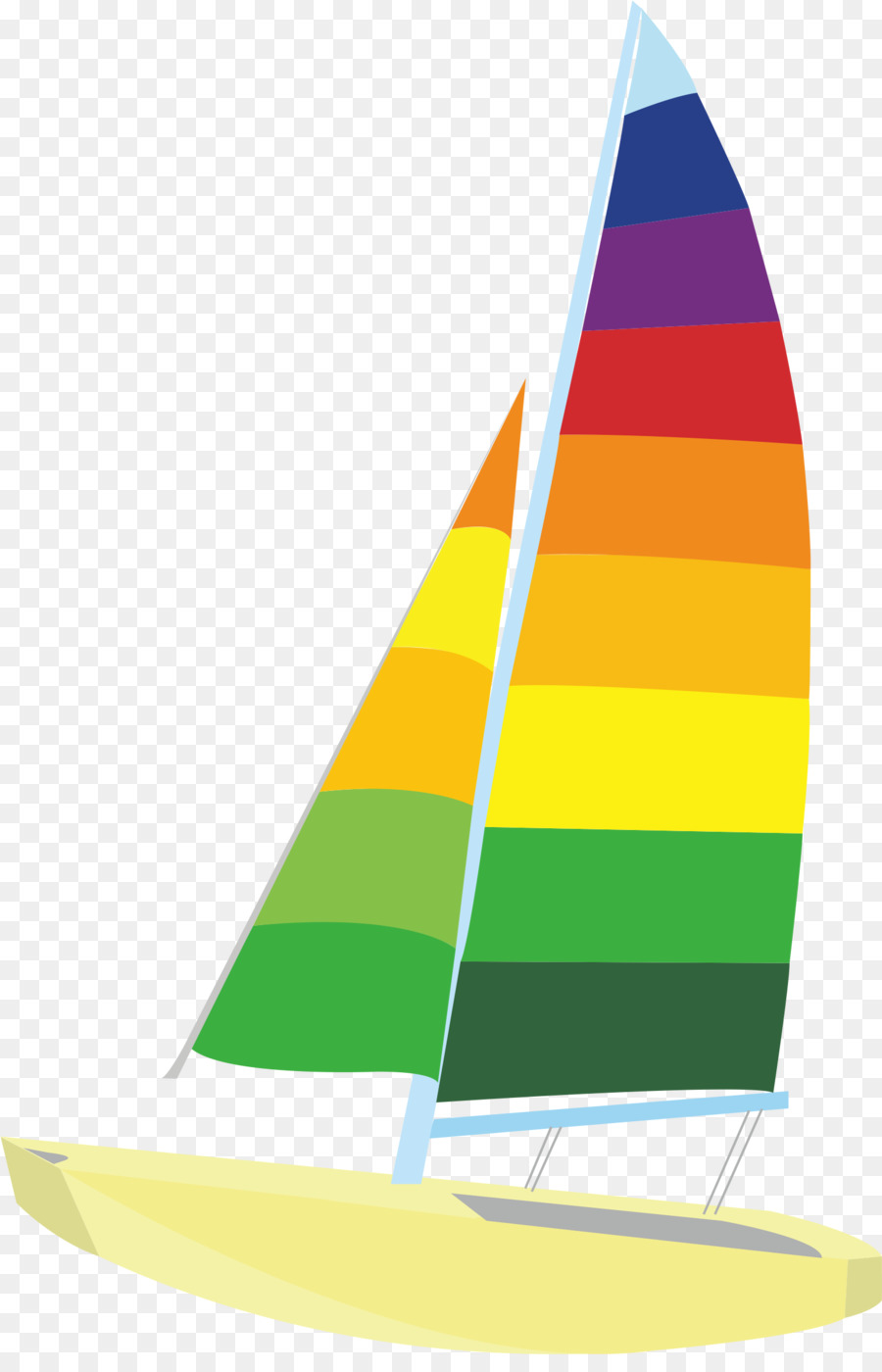 Velero Colorido，Bote PNG