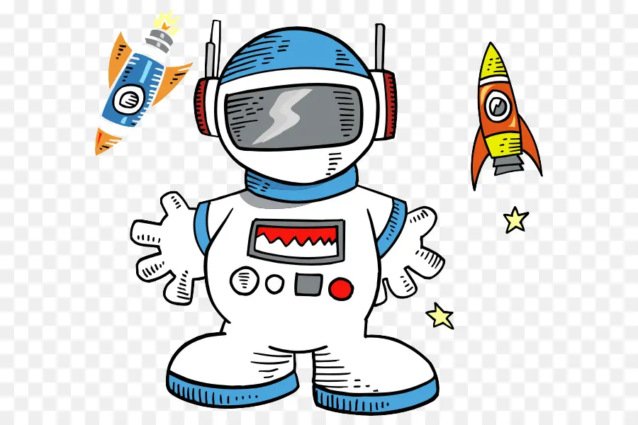 De Dibujos Animados，Astronauta PNG