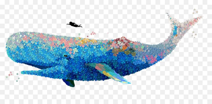 Pintura De Acuarela，Ballena PNG