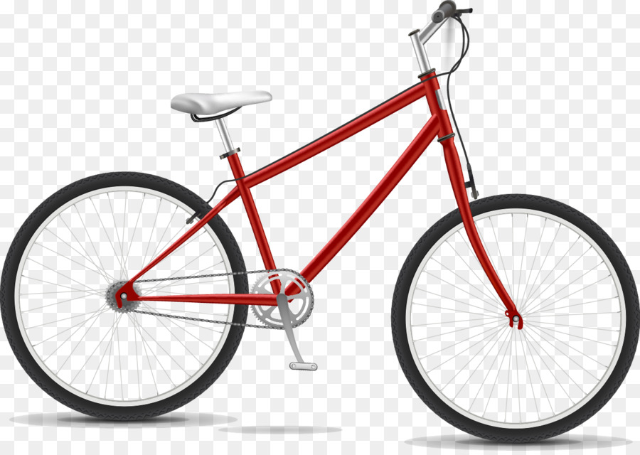 Bicicleta，Rojo PNG