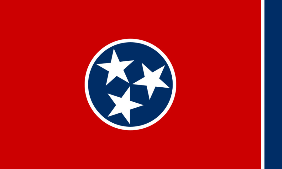 Tennessee，Bandera De Tennessee PNG