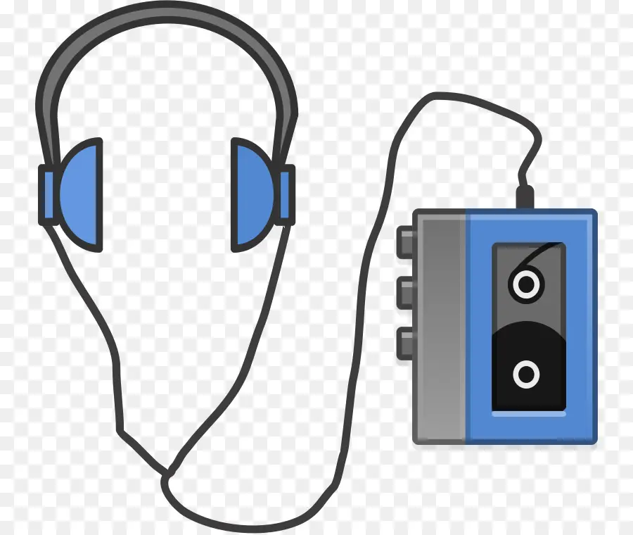 Auriculares Y Reproductor De Casetes，Audio PNG