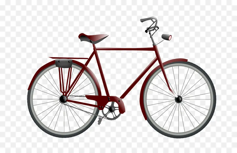 Bicicleta Roja，Bicicleta PNG