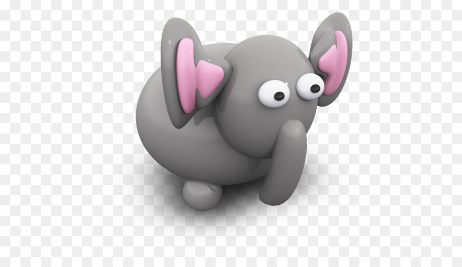 Lindo Elefante，Gris PNG