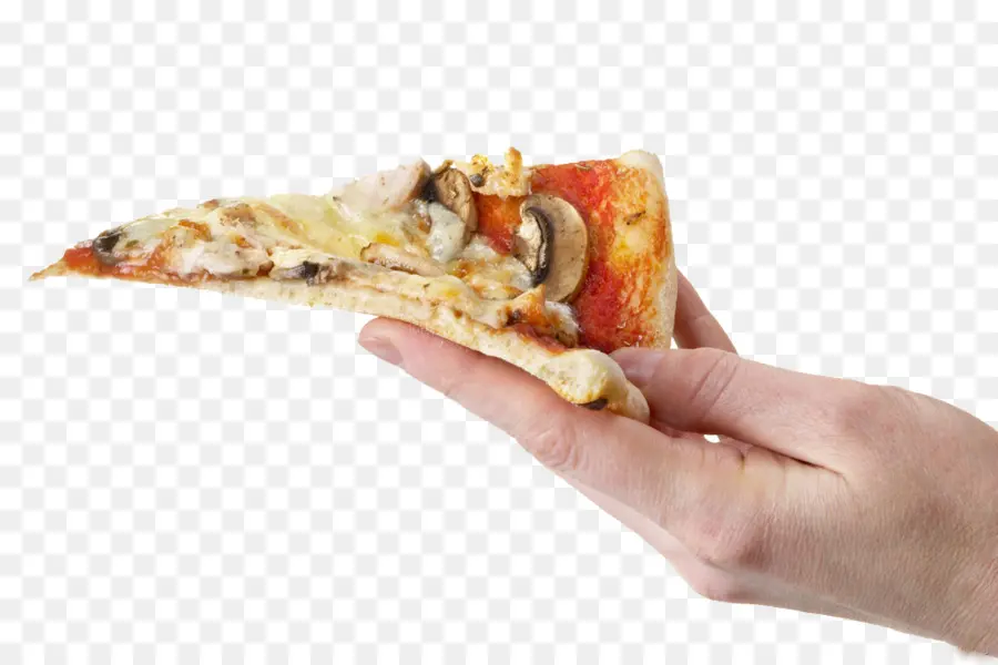 Rebanada De Pizza，Mano PNG