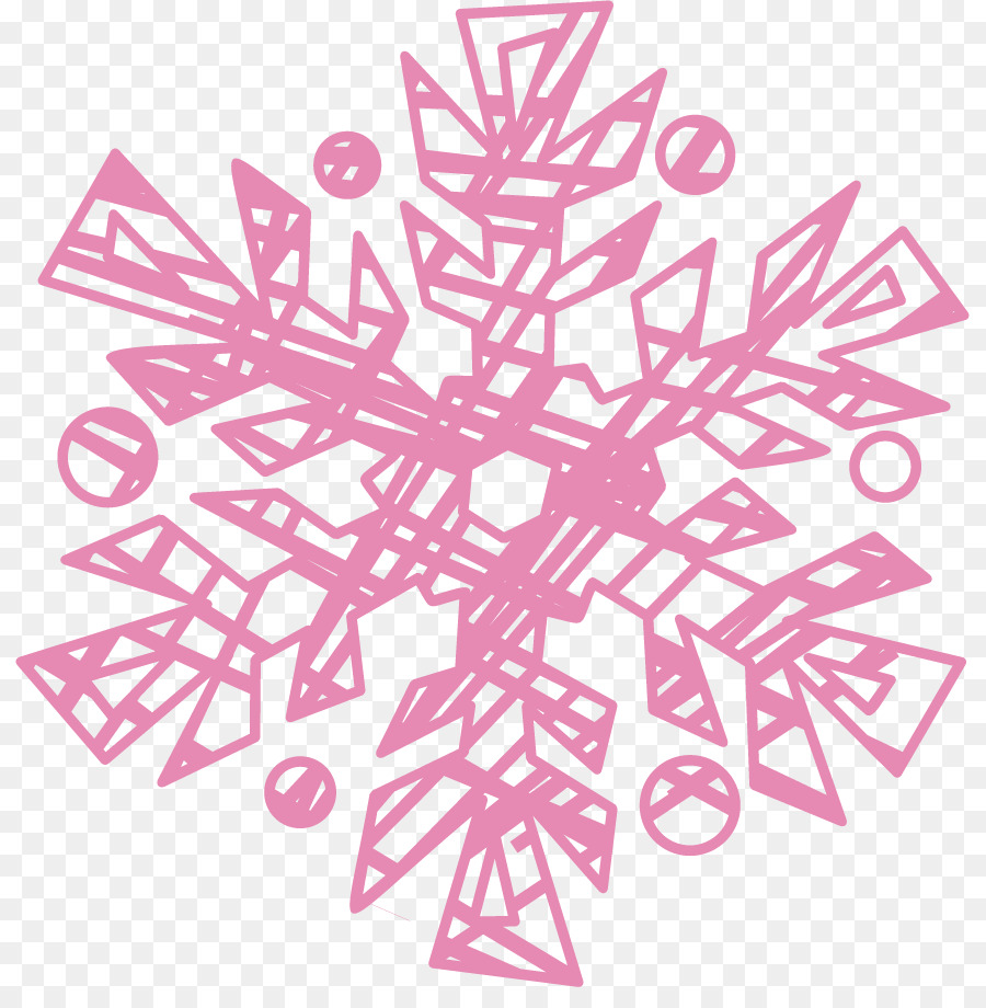 Copo De Nieve Rosa，Invierno PNG