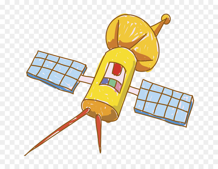 Satélite Amarillo，Antena PNG