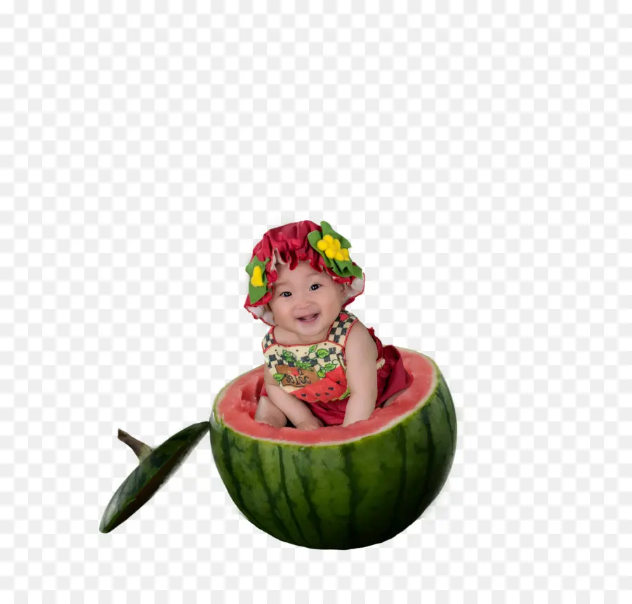 Bebe En Sandia，Fruta PNG