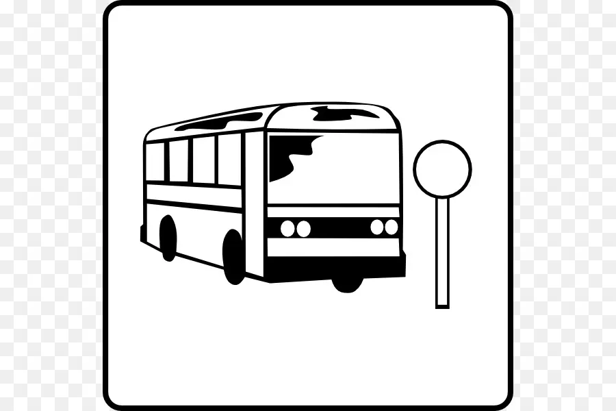 Autobús，Parada De Autobús PNG