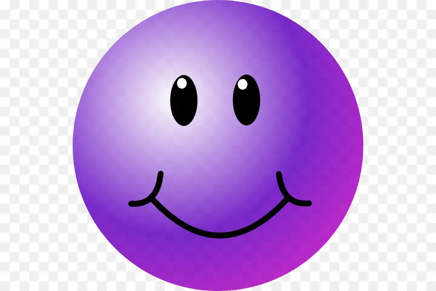 Cara Sonriente Morada，Sonriente PNG