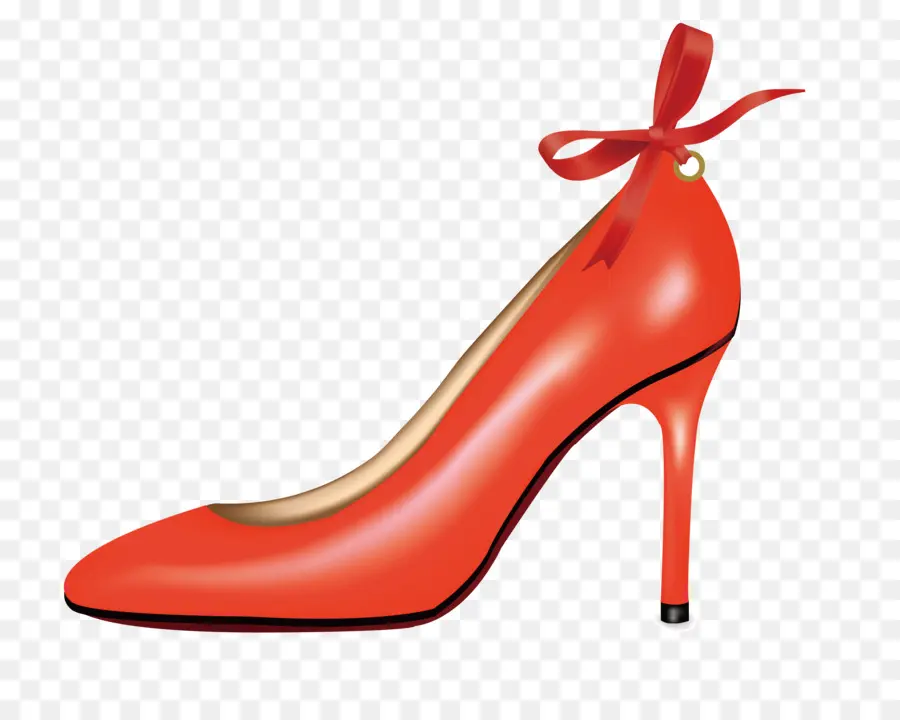 Highheeled Calzado，Rojo PNG