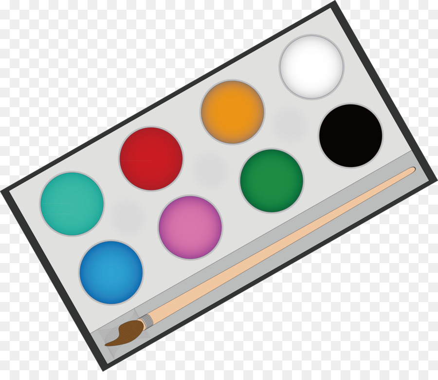 Pintura A La Acuarela，Paleta PNG