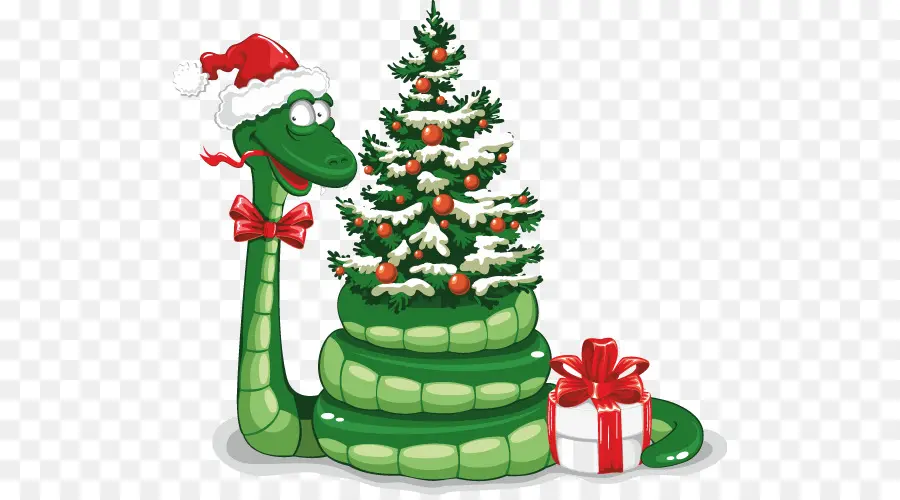 Serpiente，Árbol De Navidad PNG